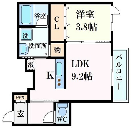 夙川駅 徒歩8分 2階の物件間取画像